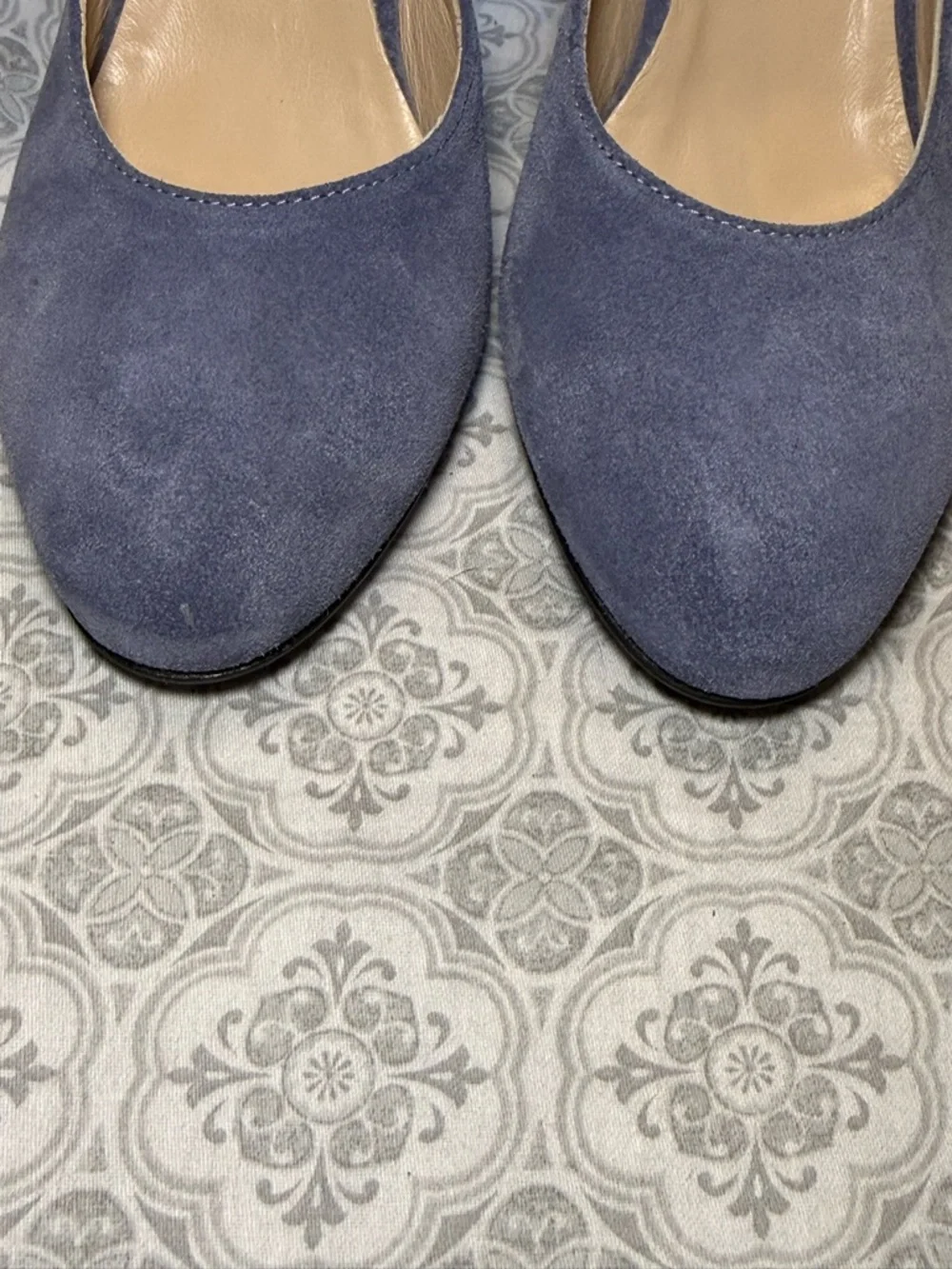 Sundance Women's Viloria Blue Leather Suede Heels size 38